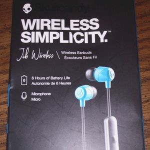 New! Skullcandy Jib Wireless Earbuds, Blue
